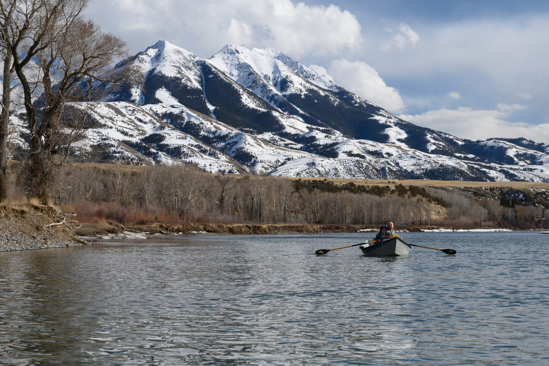 Fly Fishing the Montana's Yellowstone River in March