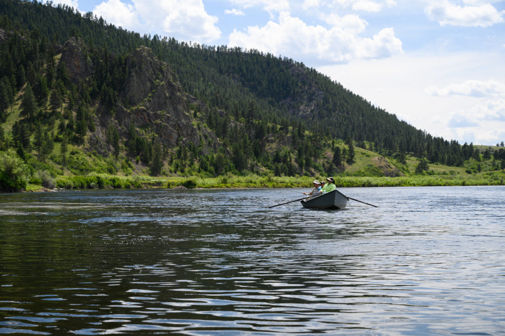 Fly Fishing on Montan's Missouri River in June