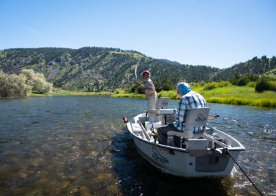 Fly fishing the side channels of Montana's Missouri River