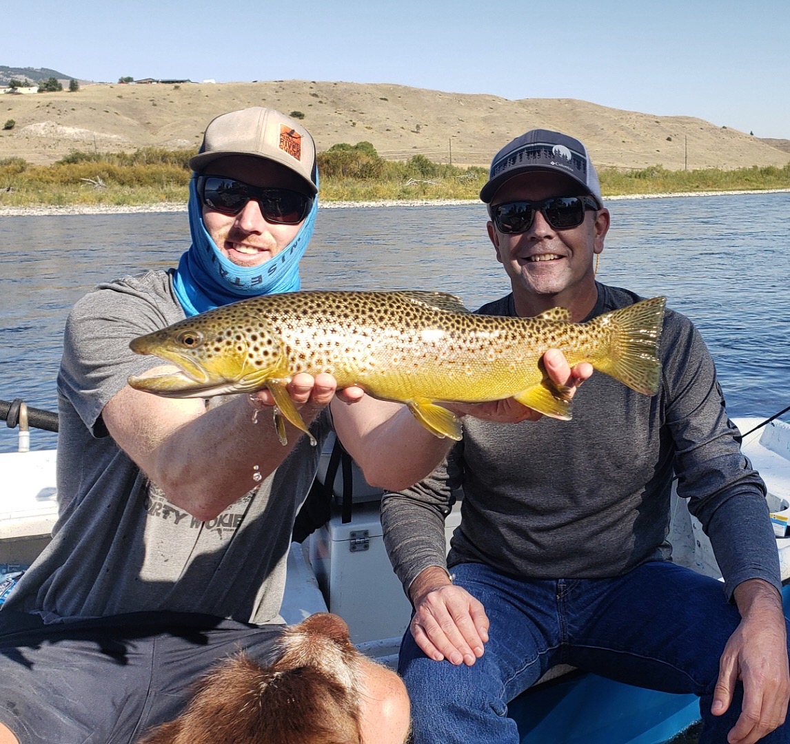 Montana fly fishing guide Paul Bloch with angler