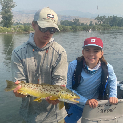 Montana Fly Fishing Guide Will Tiddy with trout