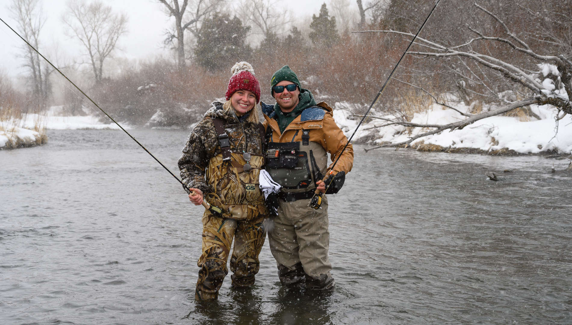 Winter Fly Fishing DePuys Creek