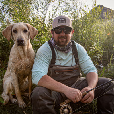 Guide Zach with Dog