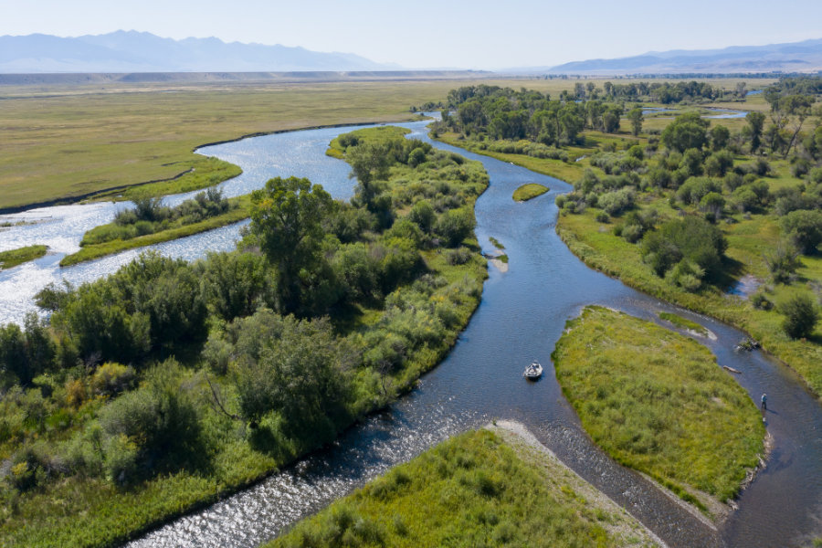 Summer fly fishing on Montana's Madison River