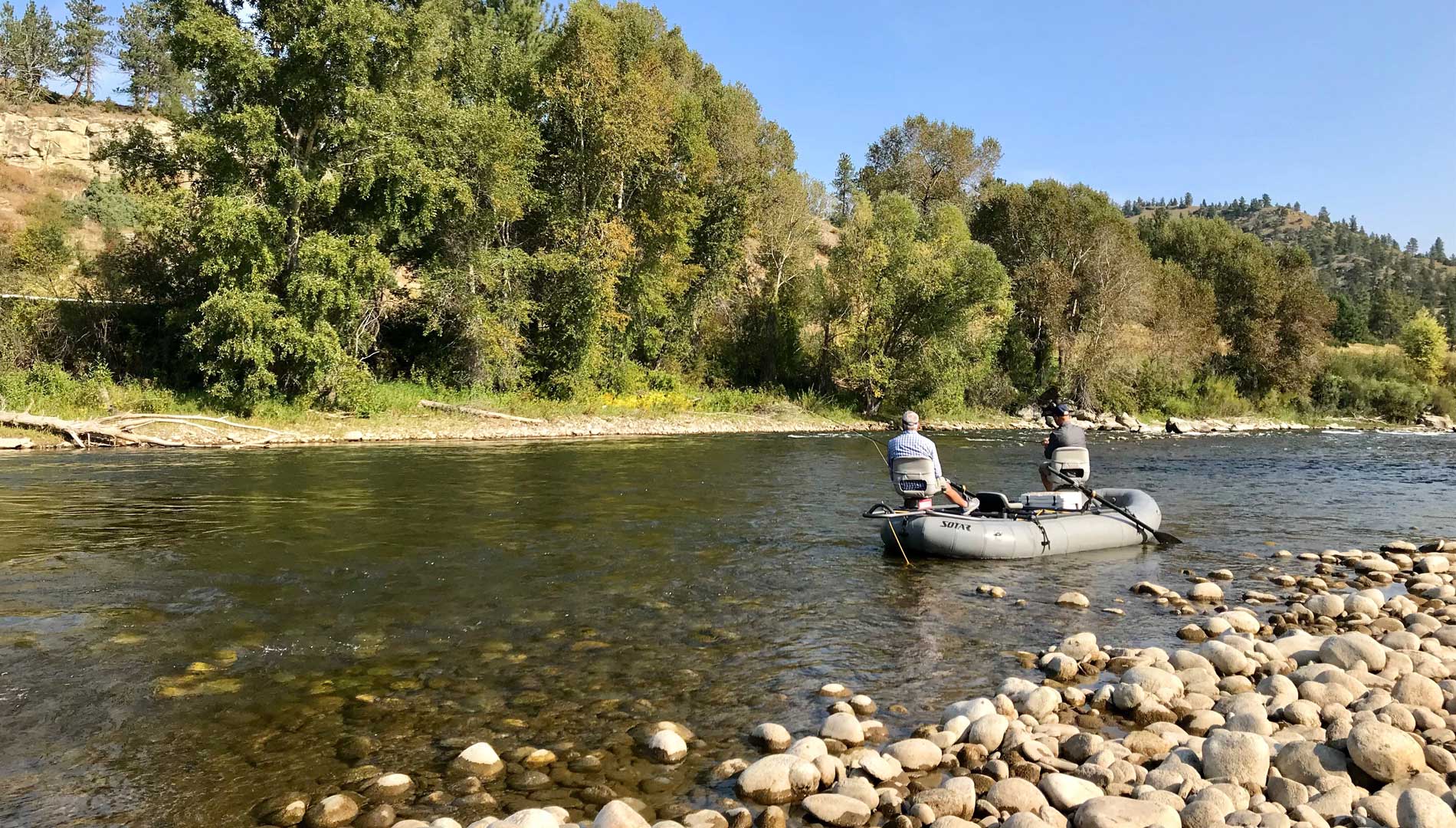 drift boat on stillwater river